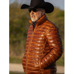 Jon Avnet The Last Rodeo Brown Leather Jacket